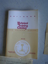 1991 92 Railroad Technical Training Catalog LOOK - $18.81