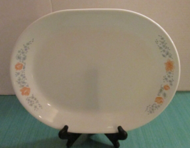 Corelle By Corning - Apricot Grove - Oval Platter - 12.25" X 10" - Euc! - £11.96 GBP