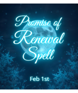 FEB 1 SNOW FULL MOON  NEW LIGHT PROGRESS PROMISE OF RENEWAL COVEN MAGICK... - $249.77