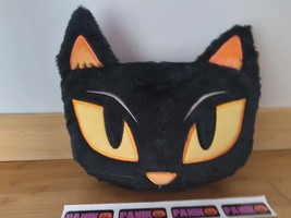 Halloween Black Cat Head Shaped 16&quot; Throw Pillow - £24.04 GBP