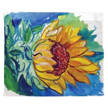 Betsy Drake Windy Sunflower Outdoor Wall Hanging 24x30 - £39.56 GBP