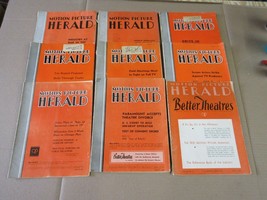 Vintage Motion Picture Herald Better Theatres Magazine Lot of 9 Magazines    18 - £290.46 GBP