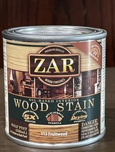 ZAR Oil-Based Interior Wood Stain 113 Fruitwood, 1/2 Pint - £23.29 GBP