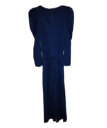 Woman&#39;s Blue Jumpsuit with Tie Waist Belt - Zippered Back - Size: M - £13.96 GBP