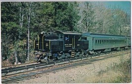 Postcard Train New York Central 110 Scarsdale NY Central Harlem Division - $3.95