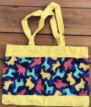 PIG Pocket Peeper Childrens Yellow Hippo Giraffe Elephant Cotton Canvas Tote Bag - £19.92 GBP