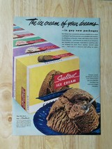 Vintage 1950 Sealtest Chocolate Ice Cream Full Page Original Color Ad  921 - £5.30 GBP