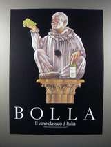 1990 Bolla Wine Ad - Il Vino Classico d&#39;Italia - £14.77 GBP