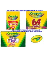 CRAYOLA Classic CRAYON STORE 4 Choices 24 64 120 Coloring book &amp; drawing... - $183.65 MXN+