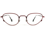Vintage la Eyeworks Eyeglasses Frames BIG QUEENIE 427 Antique Red 45-23-125 - $70.06
