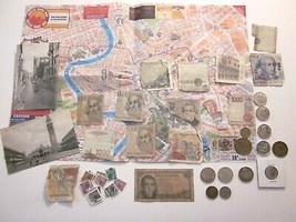 Coins Stamps Magnet Cards Tokens Book Mark Money 48 Italian Collectibles #906C - £18.52 GBP