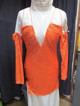 &quot;&quot;Orange, Sequin, Sexy, Slinky Dress&quot;&quot; - Size Xl - Nwt - Fashion Nova - £11.94 GBP