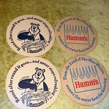 1960-1970 Hamm&#39;s Beer 3 inch coaster MN-HAM-4 Saint Paul, Minnesota - £12.48 GBP