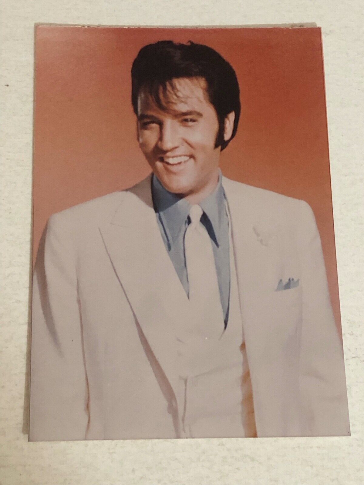Elvis Presley Vintage Candid  Photo Picture Elvis White suit EP2 - $12.86