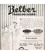 1917 Belber Traveling Goods Suitcase Advertisement WW1 World War Era DWQQ3 - $27.40 CAD