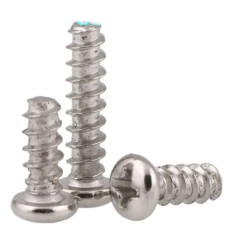 House Home Philip&#39;s Pan Head Flat Tail Self Tapping Screw PB 304 Stainless Steel - £19.87 GBP