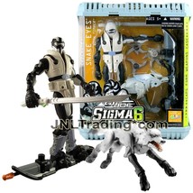 Year 2006 GI JOE Sigma 6 Series 8&quot; Figure Ninja Commando SNAKE EYES with... - £71.93 GBP