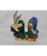 Looney Tunes Wile E Coyote Road Runner Ceramic Salt and Pepper Shakers V... - £13.10 GBP