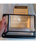 5X Full Page Magnifying Glass For Reading Lightweight Rectangular Magnif... - €11,71 EUR