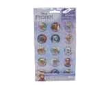 Peachtree Playthings 15 Confetti Raised Stickers - New - Frozen - $5.99