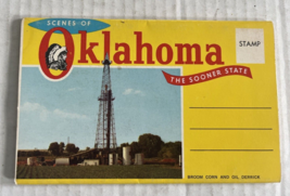 Greetings From Oklahoma The Sooner State Postcard Souvenir Folder 12 Cards - £7.72 GBP