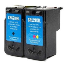 Compatible with Canon PG-210XL Black / CL-211XL Color Remanufactured Ink Cartrid - $54.90