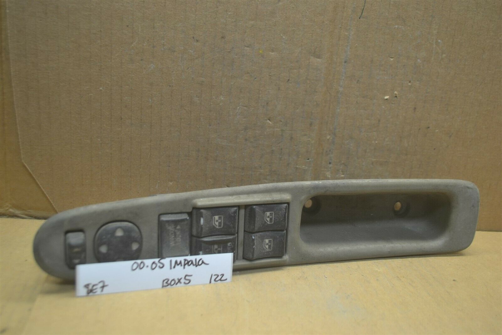 00-05 Chevrolet Impala Master Switch OEM Door Window 10435215 Lock 122-8e7 bx5  - $9.99