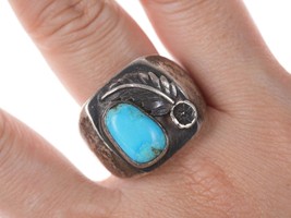 50&#39;s Navajo Sterling turquoise ring - £144.89 GBP