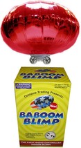 Red Radio-Controlled Baboom Flying Saucer UFO (Indoor Toy Blimp) R/C 27M... - £42.16 GBP