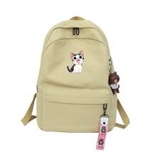 Anime Chi&#39;s Sweet Home Women Backpack for Girls Cute cat Travel Rucksack Kawaii  - £40.47 GBP