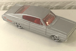 Hot Wheels 2000 First Editions &#39;67 1967 Dodge Charger Silver Die Cast 1:64 - £2.72 GBP