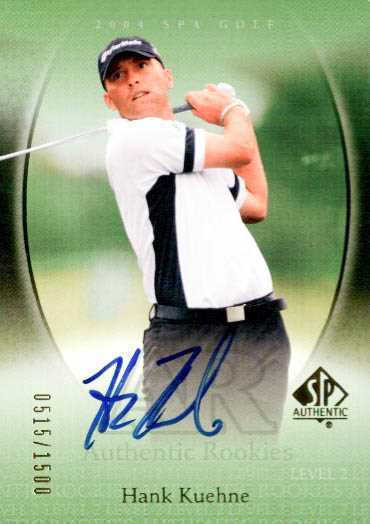 Hank Kuehne Signed Autographed Golf Trading Card - $15.00