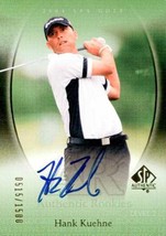 Hank Kuehne Signed Autographed Golf Trading Card - £5.45 GBP