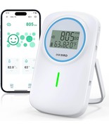 Smart 3-in-1 CO2 Monitor with Bluetooth | Air Quality Monitor Detects CO... - $44.50