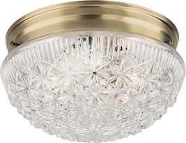 Westinghouse Lighting 6661000 2Lite Ab Clear Faceted Glass - £32.76 GBP