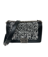 New Chanel Boy Medium Tweed Chain Leather  Bag - €4.151,10 EUR