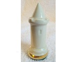  Limoges Chess Piece ROOK White Porcelain ONE GAME PIECE Vintage - $9.99