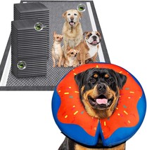 Xl Inflatable Dog Cone Alternative Dog Donut Collar With 45 Counts Odor Control  - $69.99