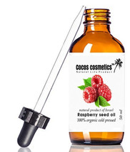 Organic Red Raspberry Seed Face Oil | Red Raspberry facial Oil |Cold Pressed 2oz - £18.15 GBP
