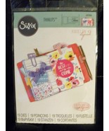 Sizzix Thinlits #662466 - Katelyn Lizardi Travel Notebook Die - NEW - €8,52 EUR