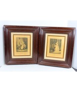 Set of 2 Antique Cries of London 1st Plate 3rd Plate Framed FA Wheatley ... - $78.16