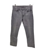 Levi&#39;s Men&#39;s 34/30 Jeans Gray Denim Pants 511 Red Tag Classic Slim Stretch - £33.53 GBP
