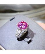 5 Carat Moissanite 925 Sterling Silver Ring - $5,960.17 MXN