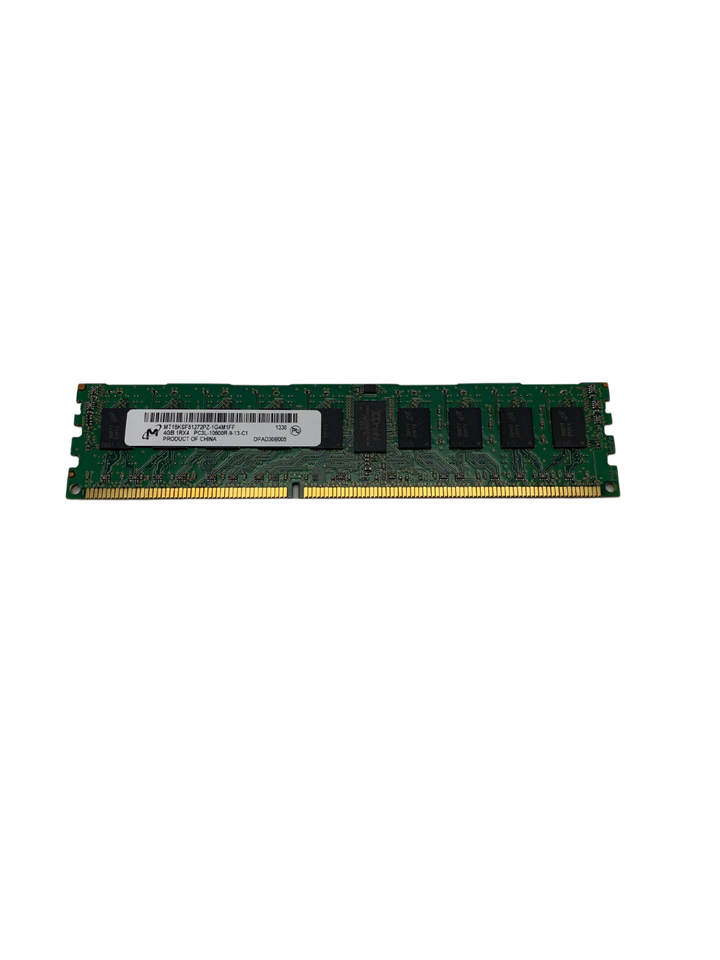Micron MT18KSF51272PZ-1G4M1 4GB PC3L 10600R 1Rx4 Memory Module w60 - $19.10