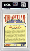 1990 Score Bo Jackson Dream Team Baseball #687 PSA 10 - £42.19 GBP