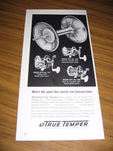 1961 Print Ad True Temper Ocean City Fishing Reels 3 Models Shown - $10.04