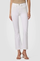 Hudson Jeans Barbara High-Rise Bootcut Crop Jean - White - 27 - £61.05 GBP