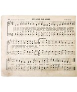 1881 My Dear Old Home Victorian Sheet Music Ohio State Grange Agricultur... - €17,15 EUR