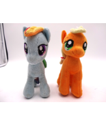 My Little Pony 7&quot; Sparkle Plush Apple Jack 2014 and Rainbow Dash 2013 - $400.25 MXN