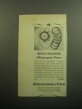 1958 Abercrombie &amp; Fitch Ring-Master Timer Advertisement - £14.55 GBP